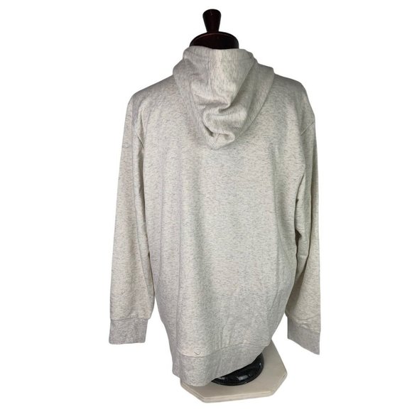 XL Adidas Men's New Pullover Sweatshirt Hoodie Gray Heathered Knit - Picture 5 of 8